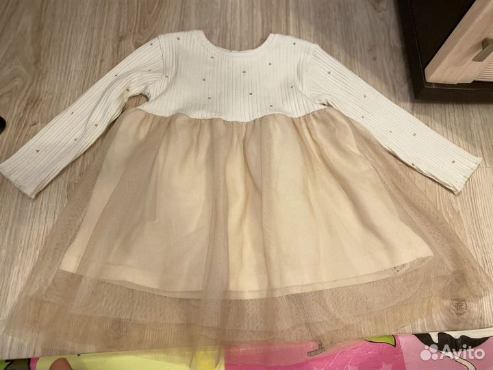 Платье на год для девочки- zara /Ralph Lauren/80р