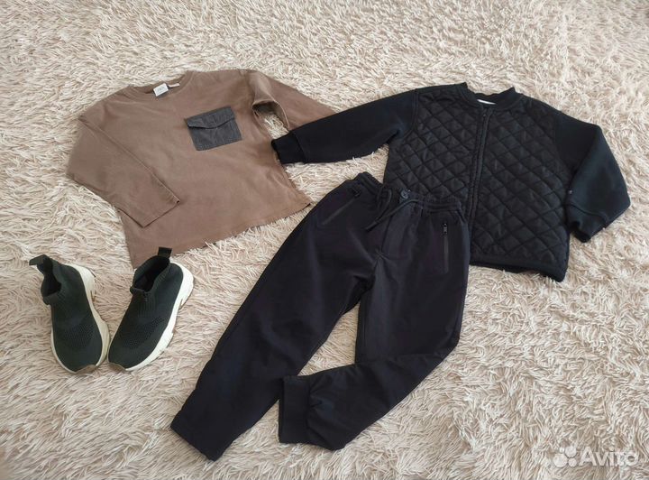 Одежда пакетом zara, hm 104, 110,116 для мальчика