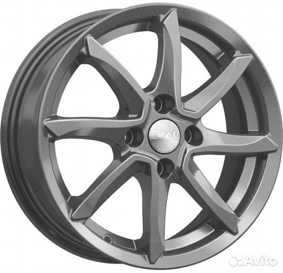 R15 4x100 6J ET37 D60,1 Скад Осака Графит