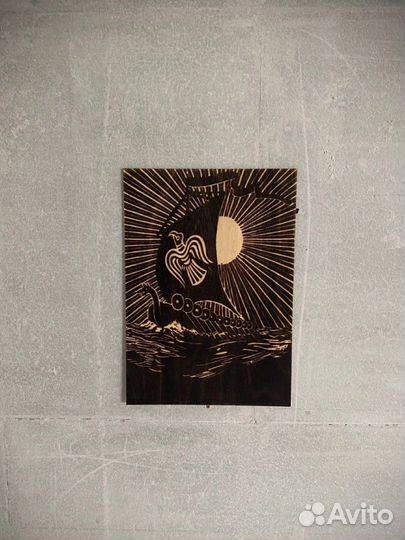 Картина из дерева 21х30