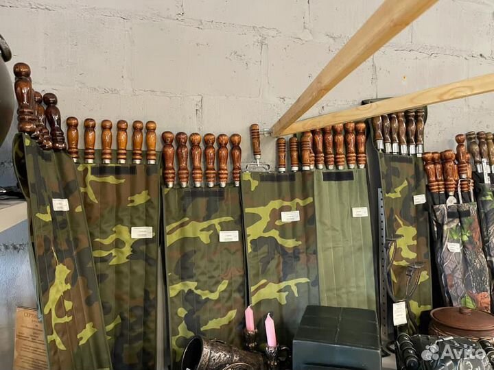 Шампура в наборе с колчаном чехлом