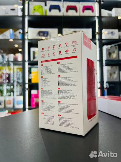 Портативная Bluetooth Колонка Hoco HC13 Red