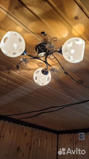 Люстра потолочная бу