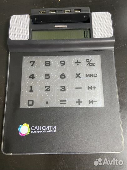Калькулятор с колонками и usb