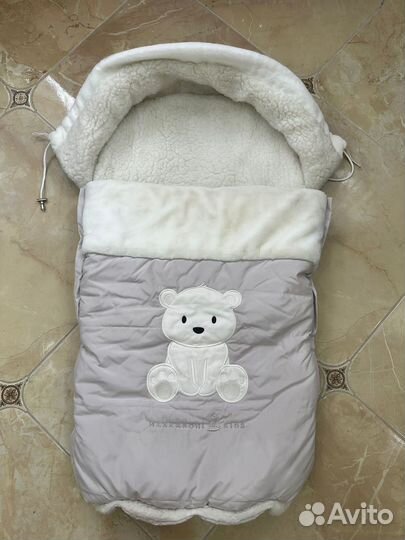Зимний конверт в коляску + одеяло