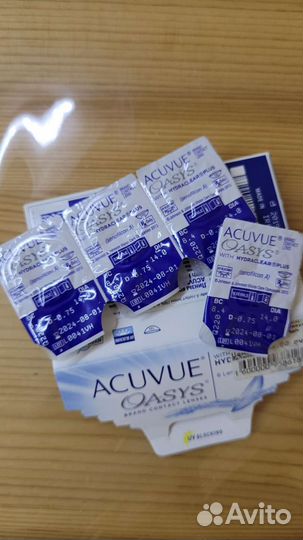 Линзы контактные acuvue oasys двухнедельные