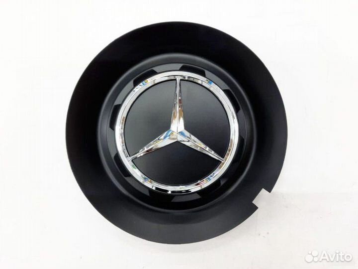 Колпачок монолит Mercedes тарелка black 146мм 1 шт