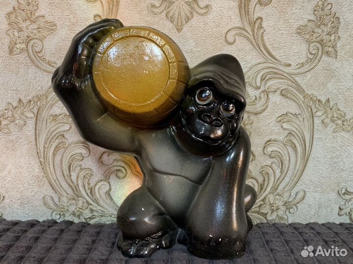 Копилка статуэтка обезьяна горилла