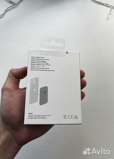 Внешний аккумулятор apple bettery pack magsafe