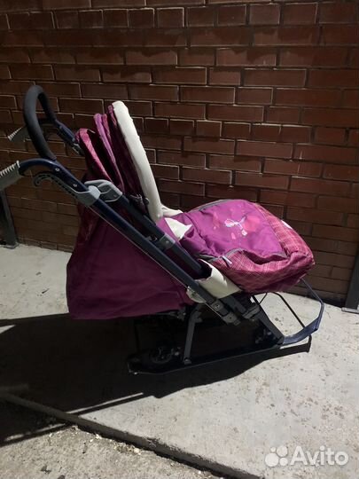 Коляска санки ника