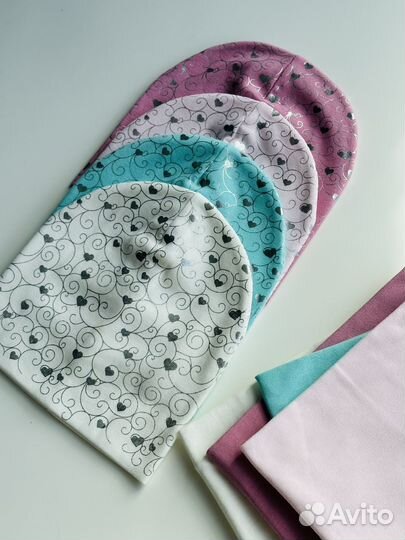 Шапка со снудом на девочку