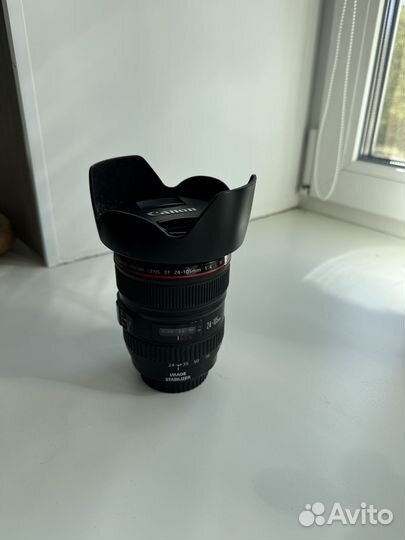 Объектив Canon Zoom Lens EF 24-105 1:4 L IS SUM