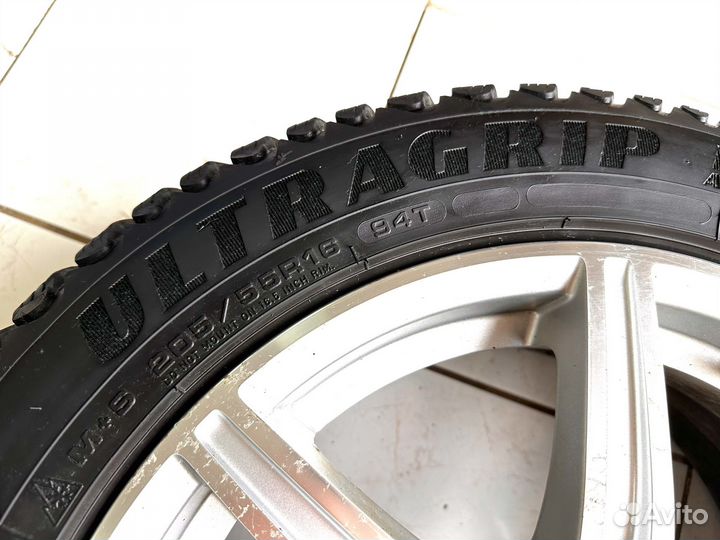 Колеса в сборе Goodyear 205-55-R16, диски 5x112