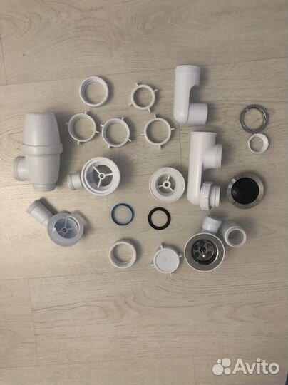 Детали для сифона на кухню