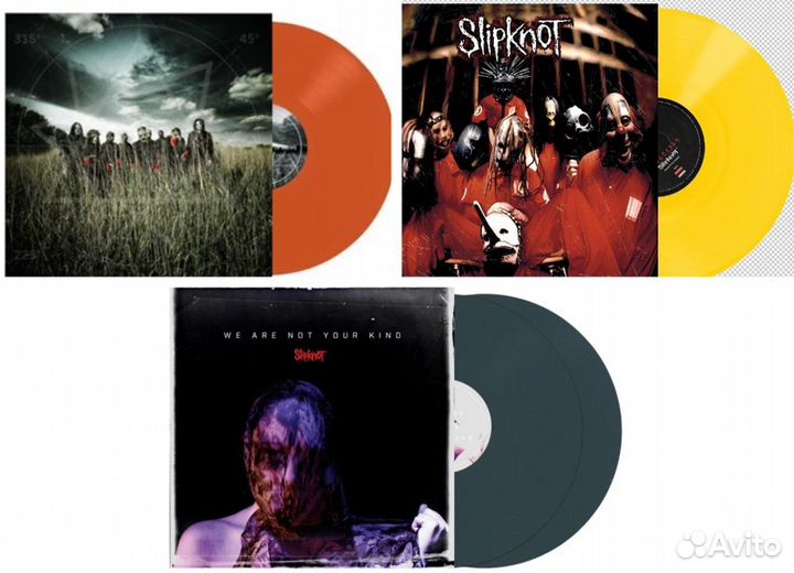 Slipknot - цветные альбомы