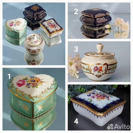 Шкатулка фарфор Германия 
