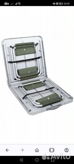 Раскладной стол со стульями кемпинг