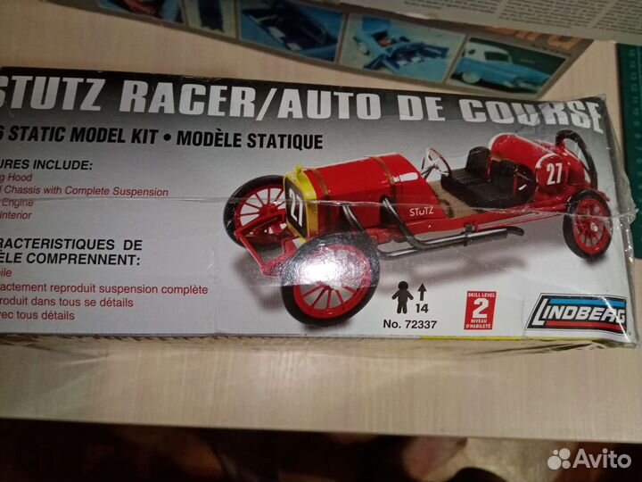 Сборная модель автомобиля stutz racer 1:16