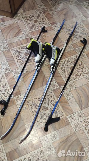 Лыжи беговые nordway, ботинки fischer