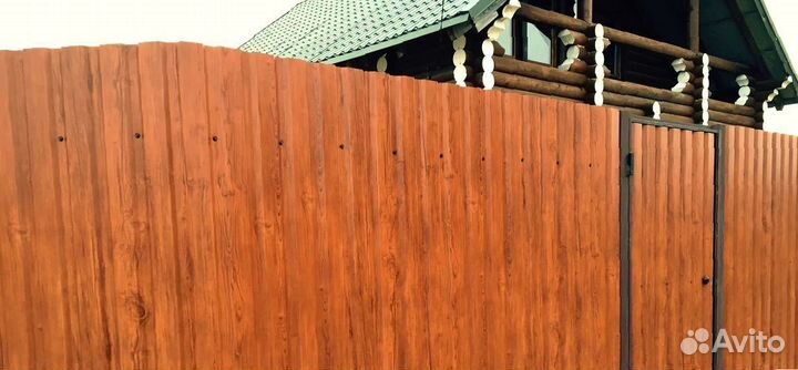 Забор из профнастила