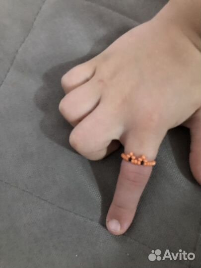 Кольцо из бисера