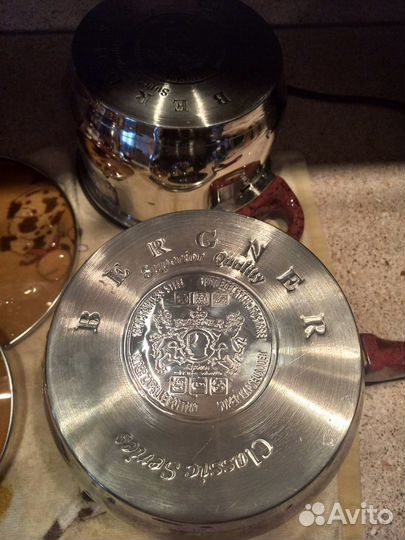 Набор посуды кострюли и сковордка Bergner