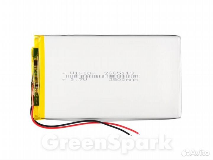 Аккумулятор универсальный 28x65x113 mm 2800mAh 3
