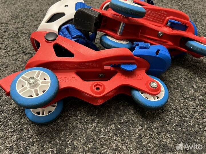 Роликовые коньки детские изменяемый размер 28-30