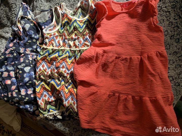 Пакет одежды на девочку 116-122рр