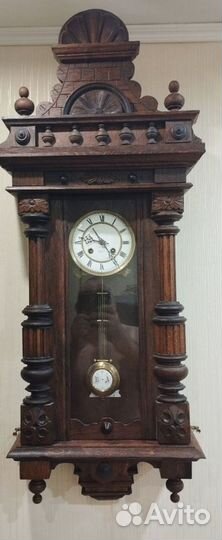 Старинные настенные часы le roi a paris