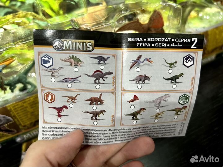 Динозавры Jurassic World minis новые