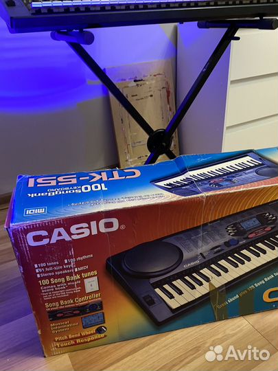 Синтезатор casio CTK-551