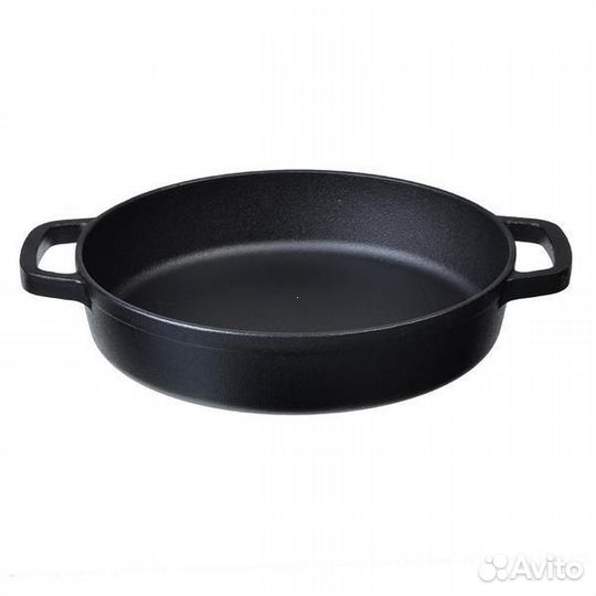 Сковорода-жаровня чугунная, 24 см