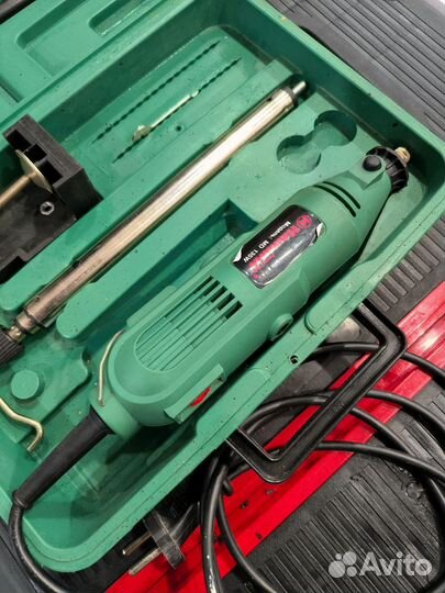 Дремель гравер с гибким валом и стойкой