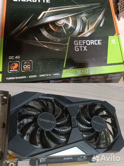 Видеокарта gtx 1650 4 gb
