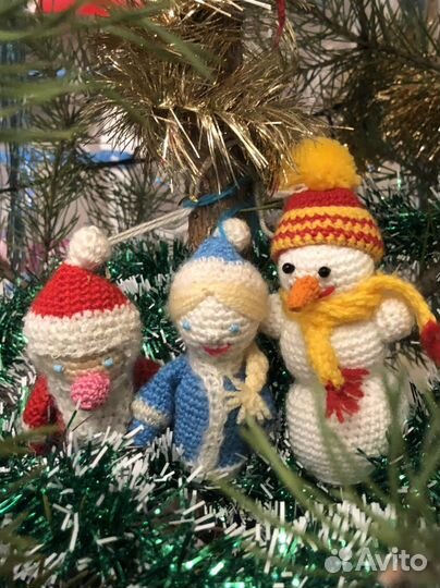 Вязаные игрушки ручной работы
