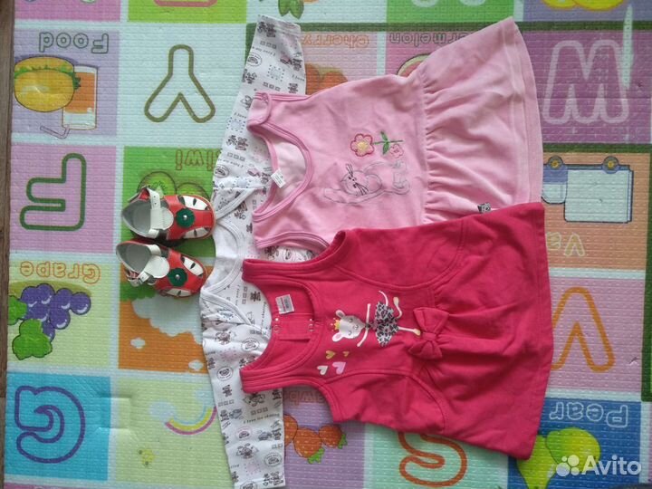 Одежда для девочки 74-80 пакетом