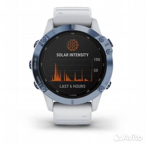 Garmin Fenix 6 Pro Solar Mineral Blue Titanium