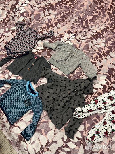 Летние вещи пакетом 74 80 на девочку