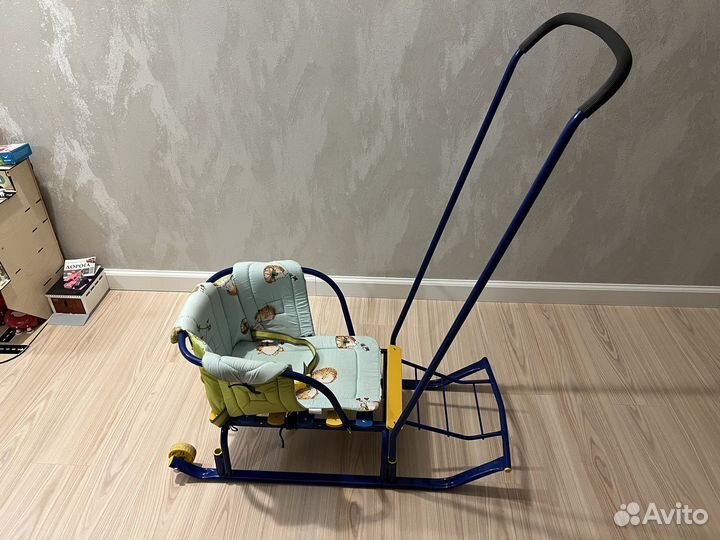 Санки детские Ника Тимка 5 Комфорт с колесом