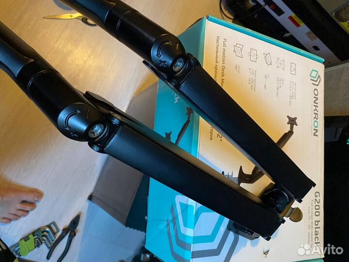 Кронштейн для 2 мониторов 13-32