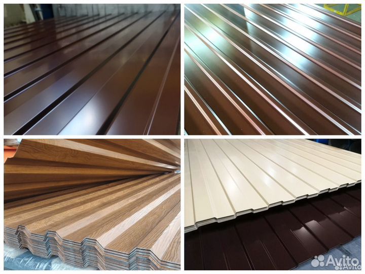 Профлист двухсторонний / для забора / для кровли