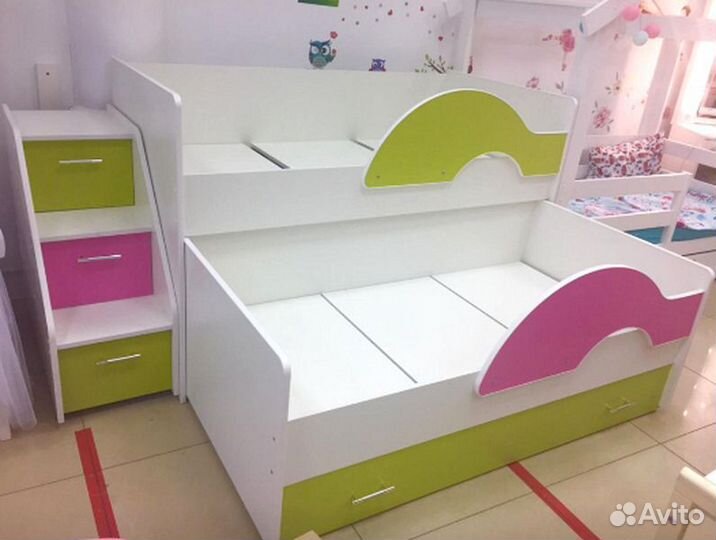 Детская кровать/двухэтажная/выкатная кровать