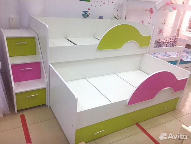 Детская кровать/двухэтажная/выкатная кровать