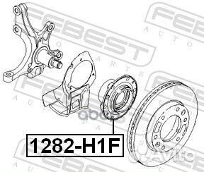 Ступица передняя 1282-H1F Febest