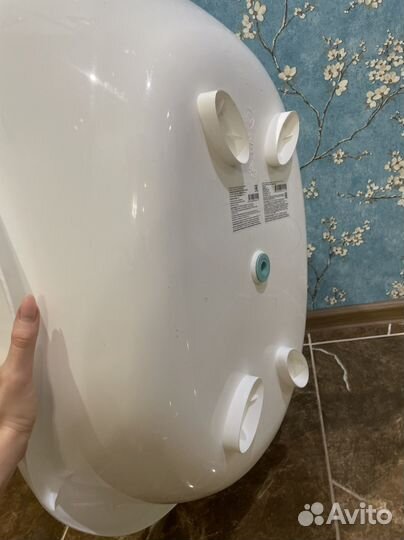 Ванночка для купания новорожденного с термометром