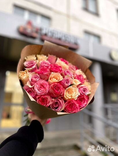 Розы Цветы Доставка 25 51 151 201 101 301 501 опт