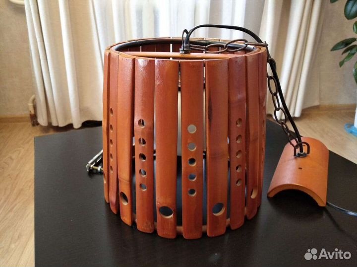 Люстра потолочная бамбук