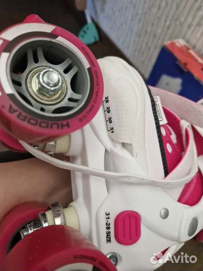 Роликовые коньки детские раздвижные Hudora