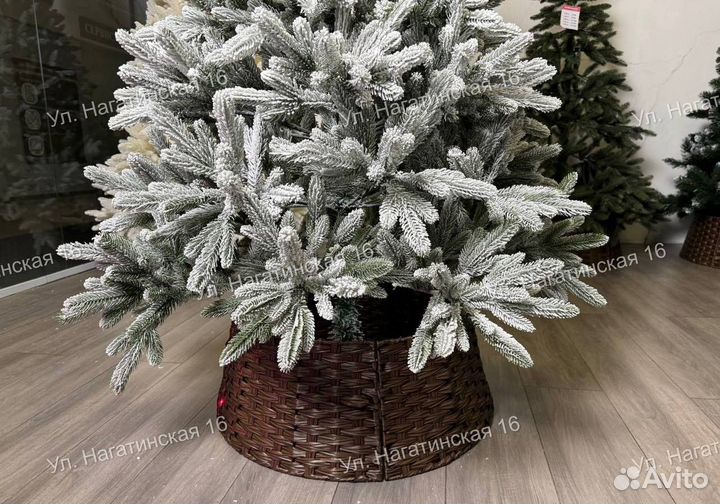 Елка искусственная заснеженная литая Северная